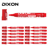 Dixon Refillable Marker with Carton Opener 12 pieces per box Red