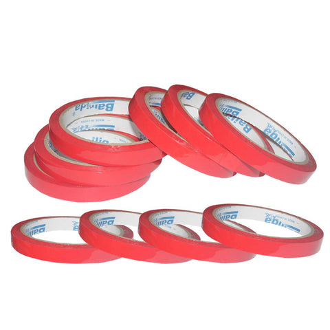 Plastic Bag Sealer Tape Red Pack of 10