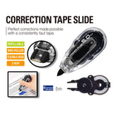 PLUS Correction Tape Whiper Slide Refillable WH-015 Blue 5mm X 10m - 1 Piece