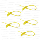 Plastic Security Seals Anti-Tamper Tags Container Locks Cable Organizer Metal Inserted Tag for Truck Zip Ties