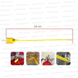 Plastic Security Seals Anti-Tamper Tags Container Locks Cable Organizer Metal Inserted Tag for Truck Zip Ties