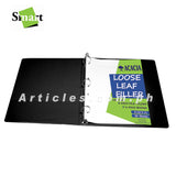 3 Ring Binder PVC View Cover 1 1/2 inch Ring for  Short Paper