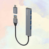 Verbatim 4 IN 1 USB 3.1 HUB WITH TYPE C ADAPTOR