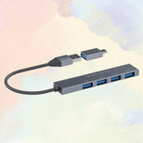 Verbatim 4 IN 1 USB 3.1 HUB WITH TYPE C ADAPTOR