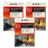 AgfaPhoto Inkjet Glossy Photo Paper 240gsm 4R Pack of 3
