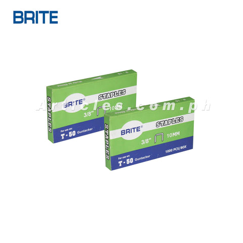 Brite Wire 10mm (3/8") for T50 Tacker Box of 2 (1000 pcs per box)