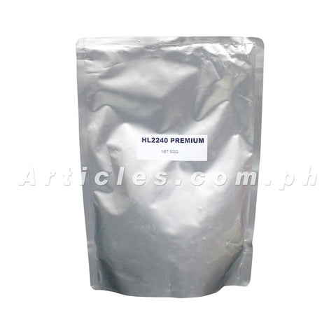 Premium Black Toner Powder Refill 500gms for Brother HL-2240/HL-2250/HL-2270/HL-2130/DCP-7055