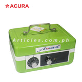 Cash Box Money safe Drawer Jewelry Storage with Dial and Key Lock Green