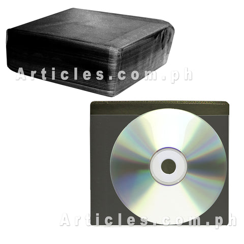 CD Sleeves DVD Sleeves Double sided 100 pcs. (Black)