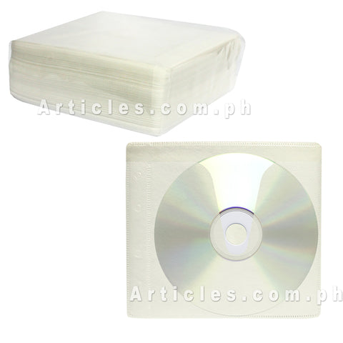 CD Sleeves DVD Sleeves Double sided 100 pcs. (White)