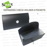 Expanding Check Holder Accordion Document File Envelope 6 Pocket - 1 Piece