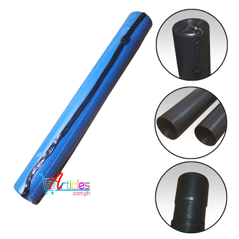 Blue Plastic Drawing Picture Storage Tube Poster Scroll Holder