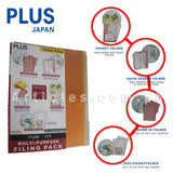 PLUS MULTI-PURPOSE FILING PACK FOLDER ORANGE