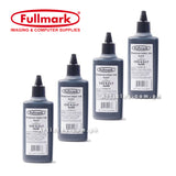 Fullmark Universal Inkjet Dye Ink for CISS and DIY Refill 100ml, Set of 4 (BLACK) for HP, Canon, Brother, Epson