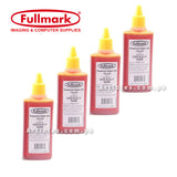 Fullmark Universal Inkjet Dye Ink for CISS and DIY Refill 100ml, Set of 4 (YELLOW) for HP, Canon, Brother, Epson