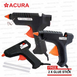 Acura Hot Melt Glue Gun Large with Silicone Tip and Stand 220V (60W)