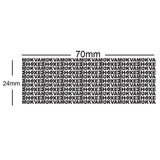 Plus Camouflage Stamp 24mm Self Inking Stamp
