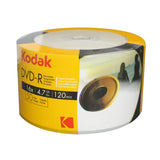 Kodak DVD-R 4.7GB 16x Inkjet Printable Blank CD (White) 50 Pieces
