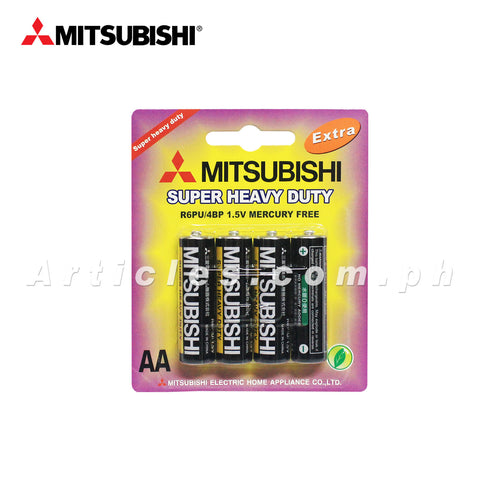 Mitsubishi AA Battery Super Heavy Duty 4 pcs.
