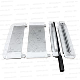 2 in 1 Paper Trimmer and Roller Cutter with 3 Different Cutting Rollers