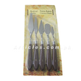 PALETTE KNIVES PAINTING SPATULA ART TOOLS SET FOR OIL PAINTING SET OF  5