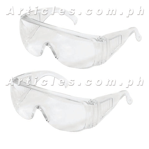 YT-817 Safety Goggles Glass Transparent Set of 2