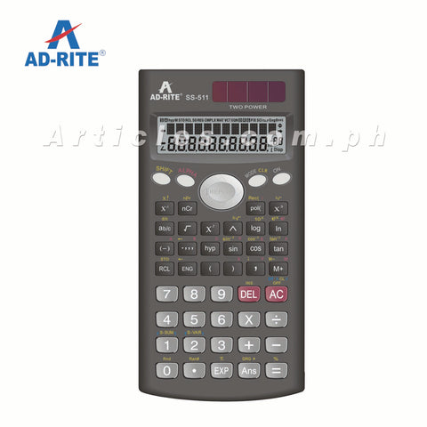 Ad-Rite Scientific Calculator SS-511 Two Way Power