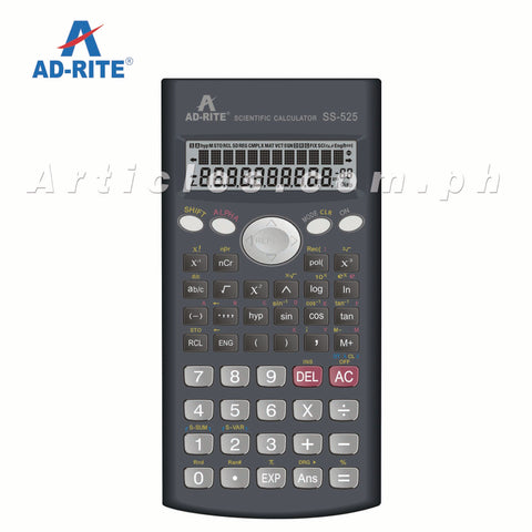 Ad-Rite Scientific Calculator SS-525 Battery Operated