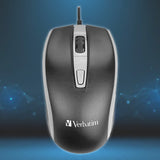 VERBATIM OPTICAL WIRED MOUSE BLACK