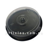 CD TRANSPARENT SPINDLE CASE DVD TRANSPARENT SPINDLE CASE 10 PCS STORAGE CAPACITY SET OF 2