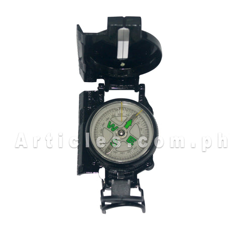 Directional Compass Camping Compass Aluminum (Black)