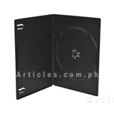 Plastic DVD CD Case Thin Case for One Disc Storage Black  Set of  25