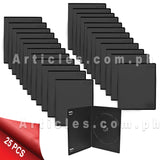 Plastic DVD CD Case Thin Case for One Disc Storage Black  Set of  25