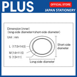 PLUS FINGER SACK FINGER COUNTING PADS RING TYPE CUTE HEARTS DESIGN 3PCS KM-302SA3