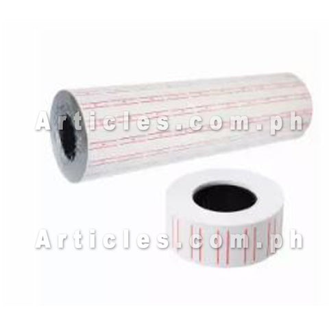 Price Label Tape Paper Tag Price for Price Labeller Pack of 10 X1000's (White)
