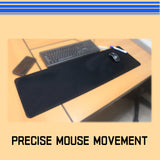 MOUSE PAD  GAMING AND OFFICE MOUSEPAD  88CM X 25CM LONG BLACK