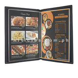 Bindermax Recipe Menu holder Menu Jacket One Fold - Two Views 10 Pockets for A4 Size Set of 2