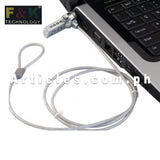 Notebook Anti-Theft Security 4 Digits Combination Notebook Computer Lock Security Laptop Lock