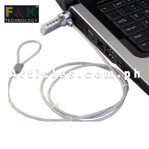 Notebook Anti-Theft Security 4 Digits Combination Notebook Computer Lock Security Laptop Lock