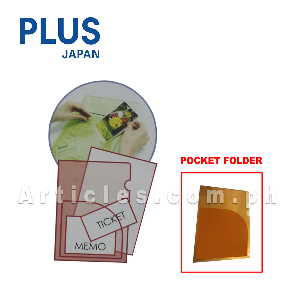 PLUS MULTI-PURPOSE FILING PACK FOLDER ORANGE – Articles.com.ph