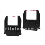 Ribbon Ink Cartridge for Amano and  Ronald Jack TS-RJ3300 TS- RJ 3300 Bundy Clock Red/Black