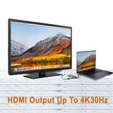 Verbatim Type-C 4 Port Hub with 4K HDMI, USB 3.0 PD 100 Watts