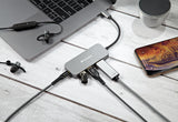 Verbatim Type-C 4 Port Hub with 4K HDMI, USB 3.0 PD 100 Watts