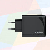 Verbatim USB Charger Dual Port Quick Charge 3.0 Fast Charger 36 Watts