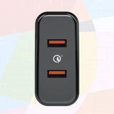 Verbatim USB Charger Dual Port Quick Charge 3.0 Fast Charger 36 Watts
